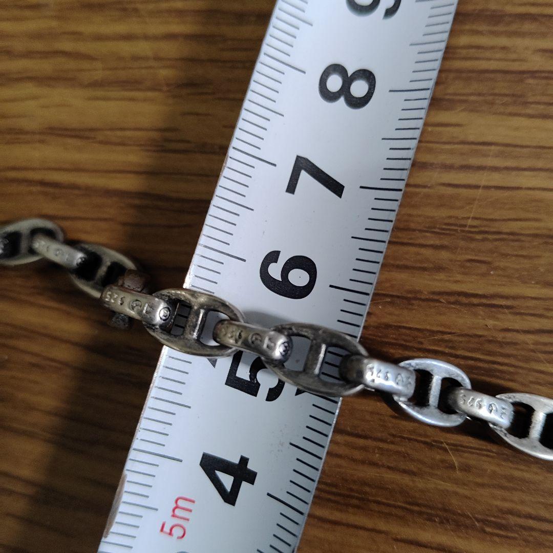 シルバー925 アンカーチェーン ネックレス ヴィンテージ メキシカン