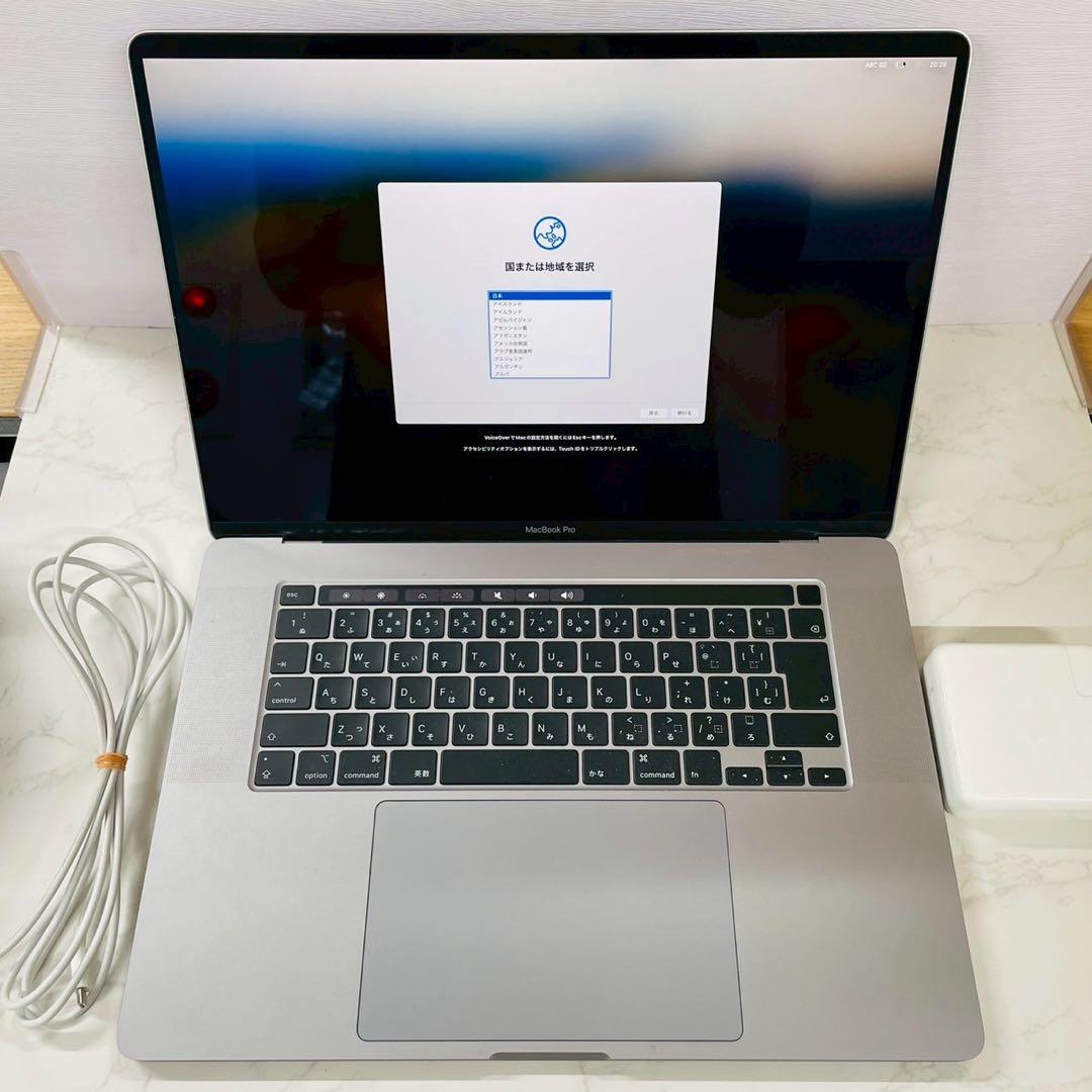 MacBook Pro 2019 16インチ i9 64GB 2TB