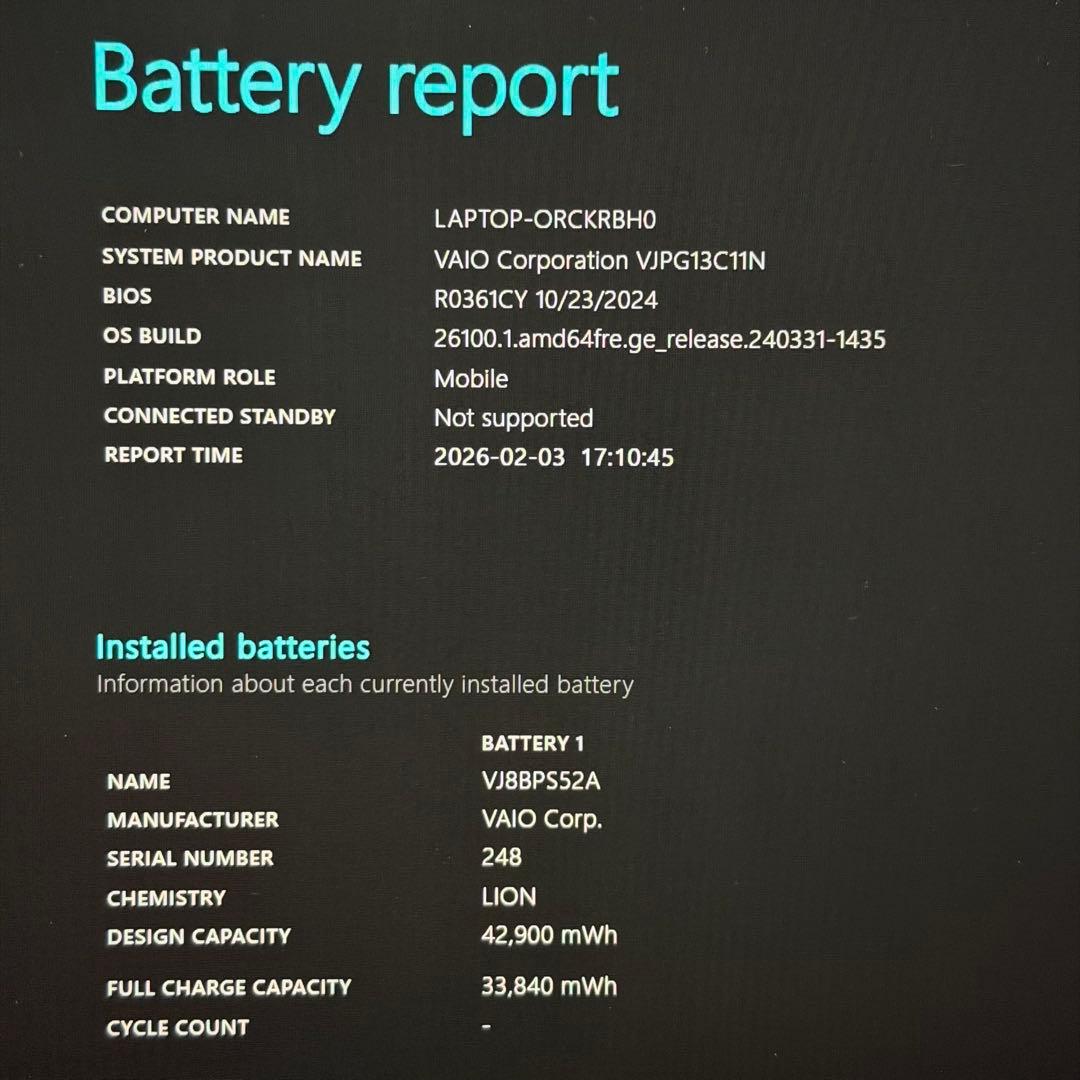 Windowsノート本体 84.VAIO Pro PG /i5-10/8G/256G