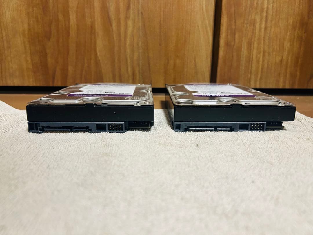 WD Purple 4TB HDD「WD40PURZ」2台セット