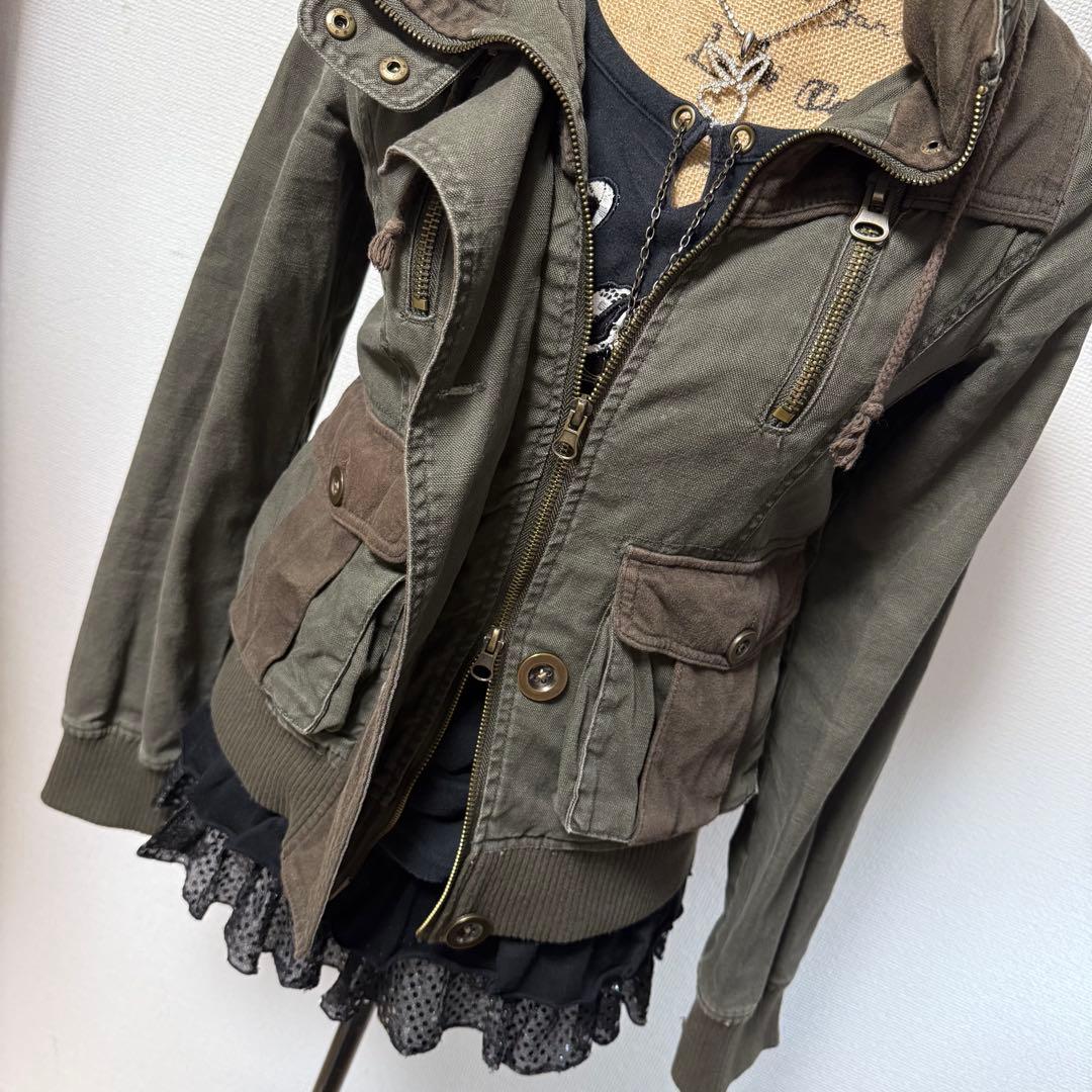 y2k 平成 00s❤︎グランジ ミリタリージャケット
