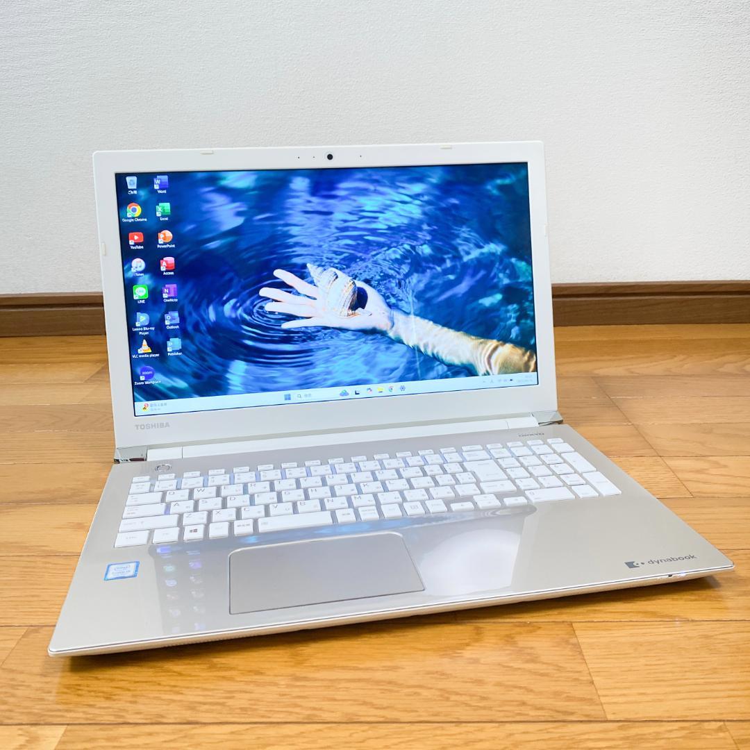 美品✨Office2021搭載 第7世代i5 新品SSD 東芝ノートパソコン