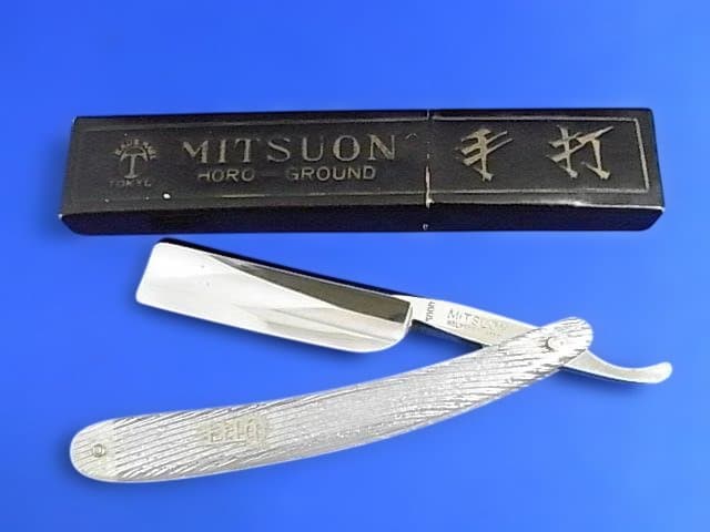 未使用 西洋剃刀 MITSUON 3000 手打ち モリブデン鋼