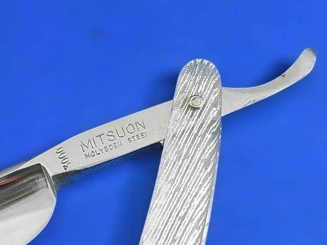 未使用 西洋剃刀 MITSUON 3000 手打ち モリブデン鋼