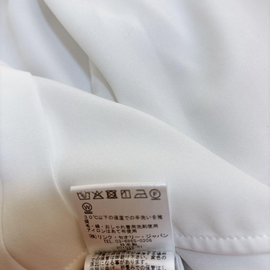 近年モデル☆theory luxe ウォッシャブル プルオーバー ブラウス