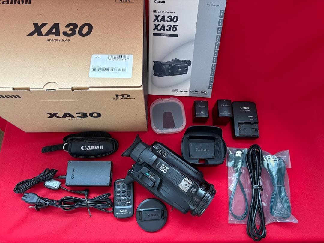 【OH済み美品】「Canon 業務用HDデジタルビデオカメラ XA30」