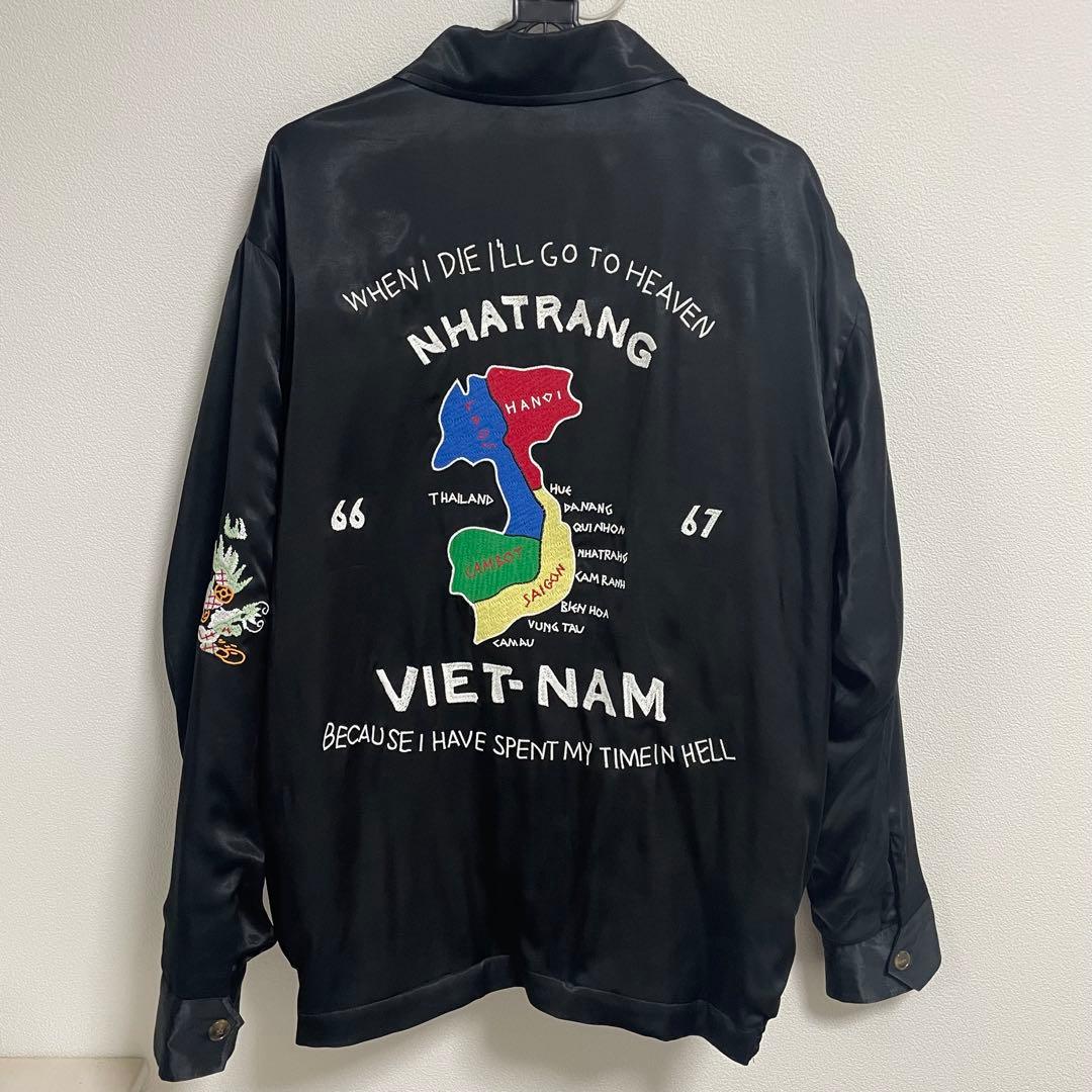 HOUSTON レーヨンベトナムジャケット