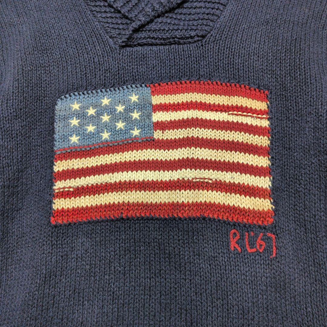 Polo by Ralph Lauren ラルフローレン 星条旗 セーター