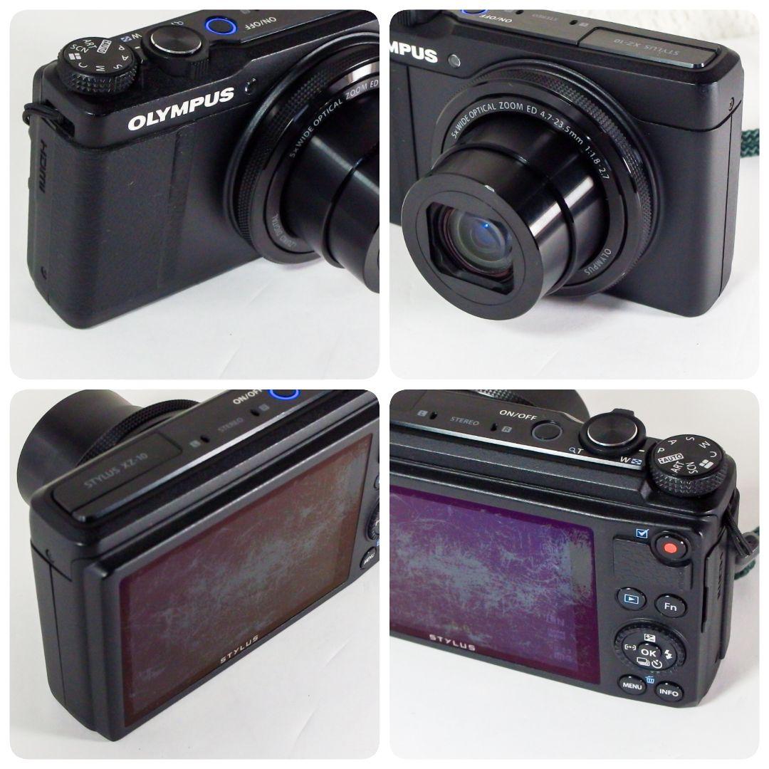 完動美品 OLYMPUS オリンパス XZ-10 バッテリー 充電器 ブラック