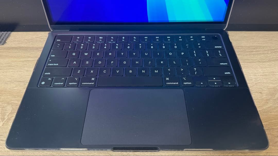 m2 macbook air 2022 人気色ミッドナイト256GB US配列