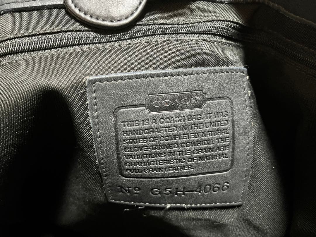 オールドコーチ USA トートバッグ オールレザー 大容量 紺