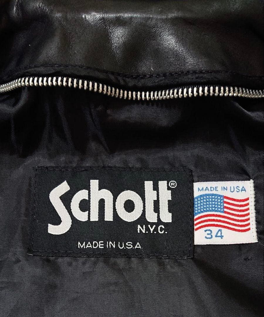 schott 641 ショット シングルライダース 34