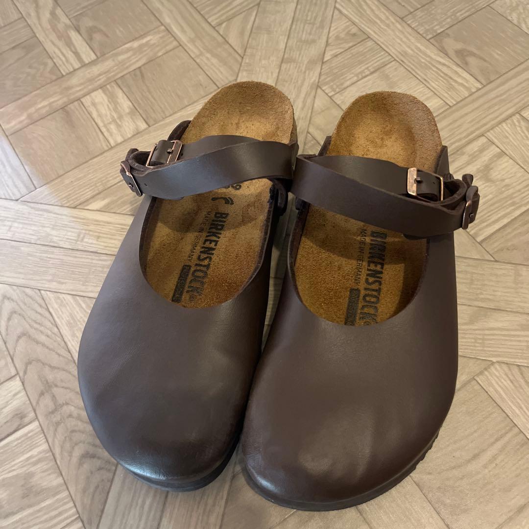 Birkenstock ブラウン サボサンダル 39