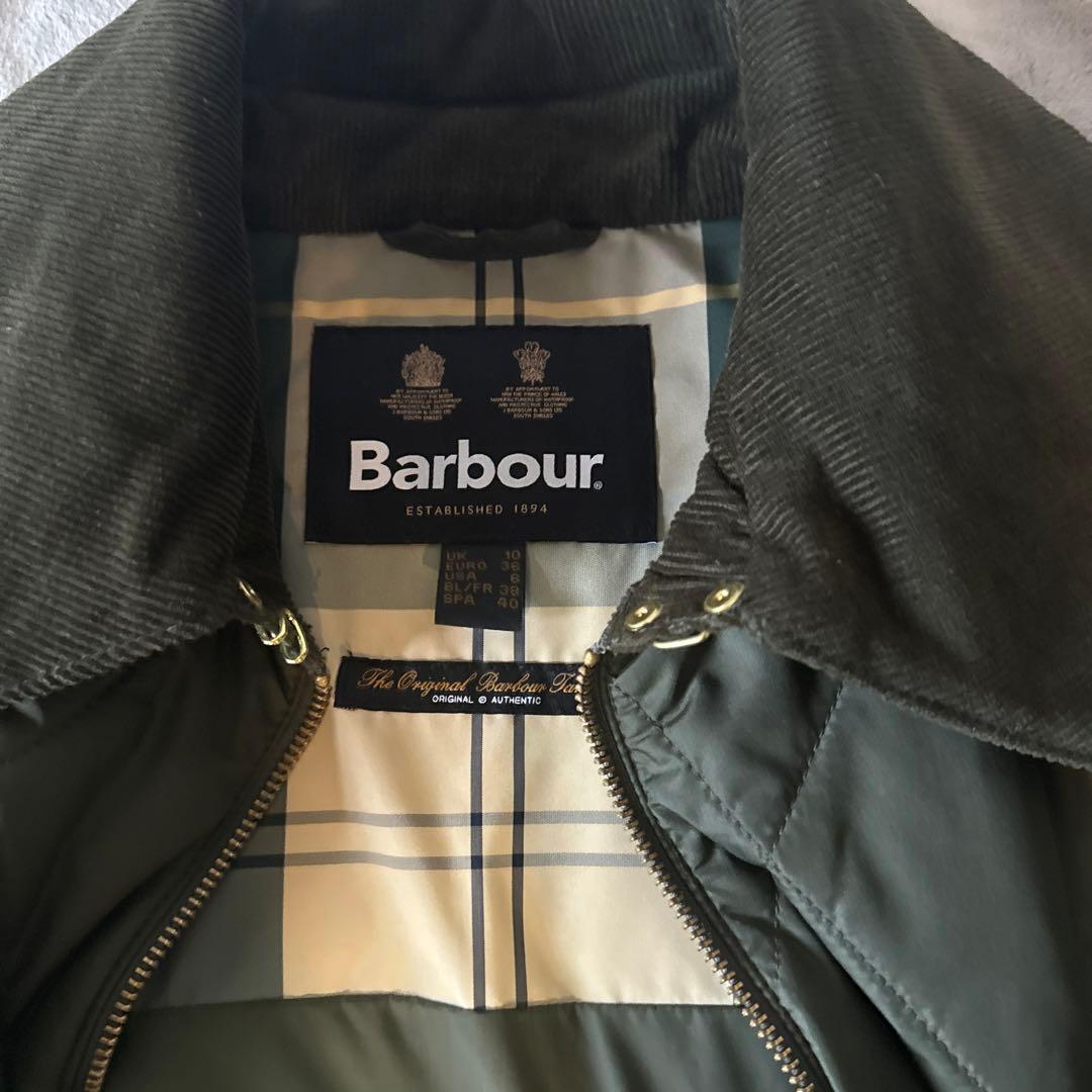 Barbour キルティングジャケット オリーブグリーン