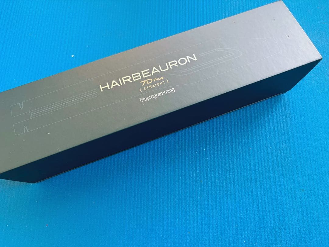 箱付き　レプロナイザー　ヘアビューロン　ストレートヘアアイロン7D Plus