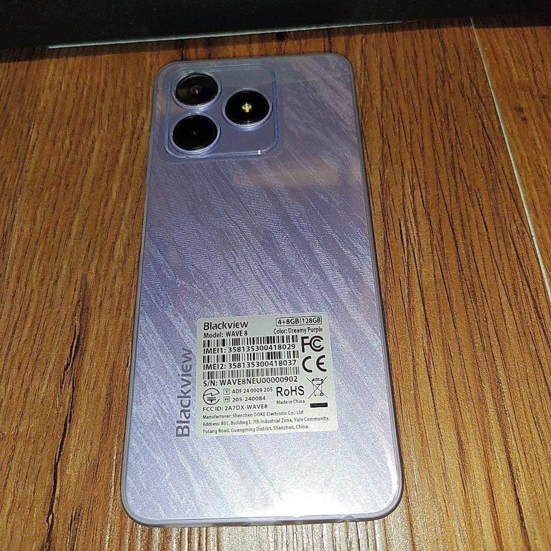 Blackview WAVE 8 128GB 4GB RAM パープル