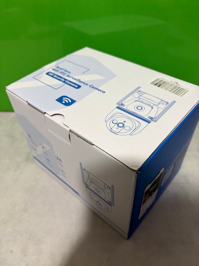 デュアルレンズ & 両監視画面 & 1台2役*360°防犯カメラ 屋外監視カメラ