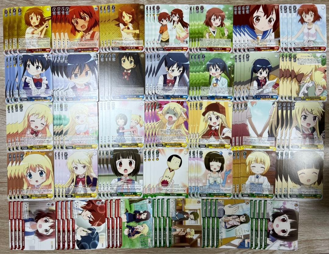 ヴァイスシュヴァルツ　きんいろモザイク RR以下4コン