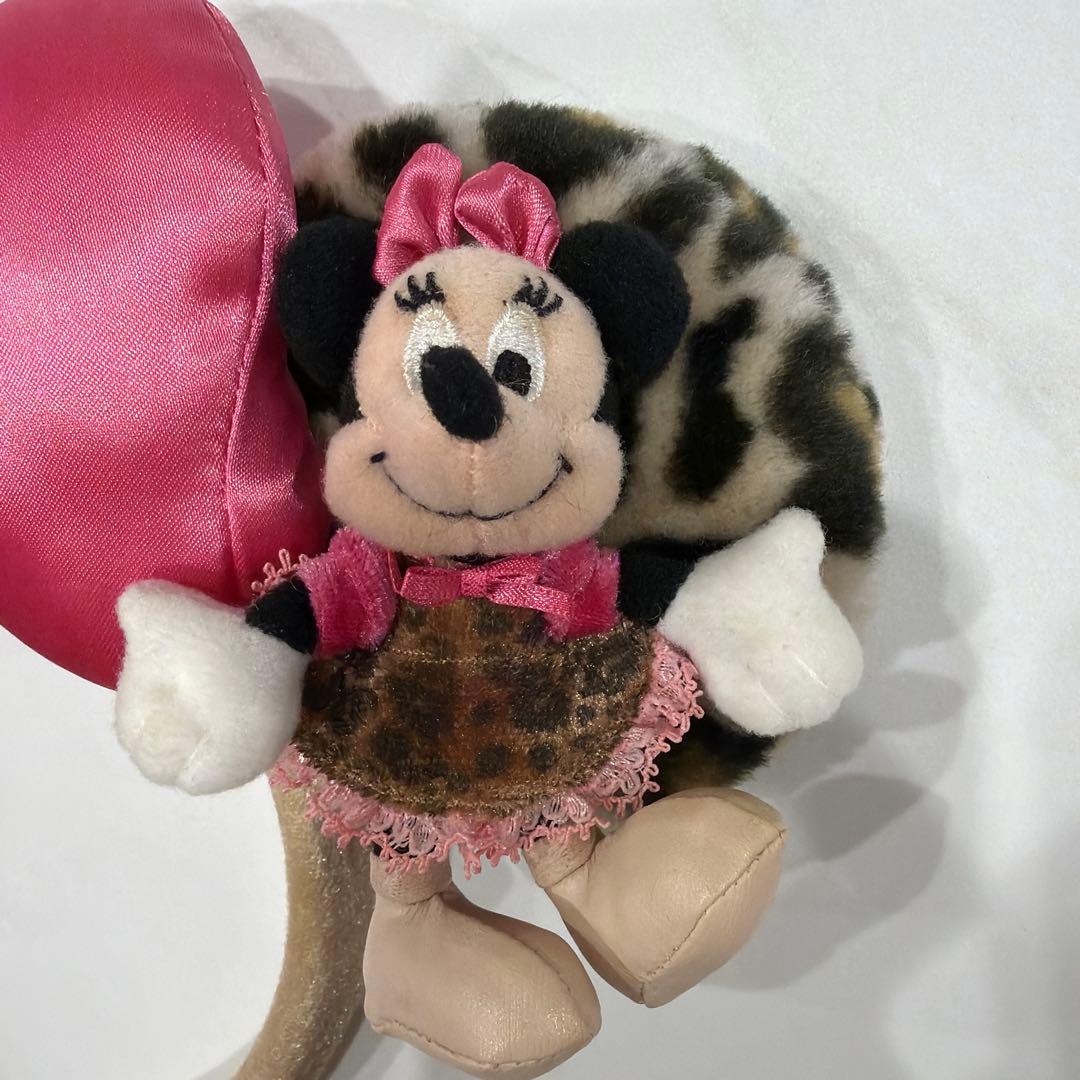 ディズニー　ミニーマウス ヒョウ柄 カチューシャ　レオパード　レア