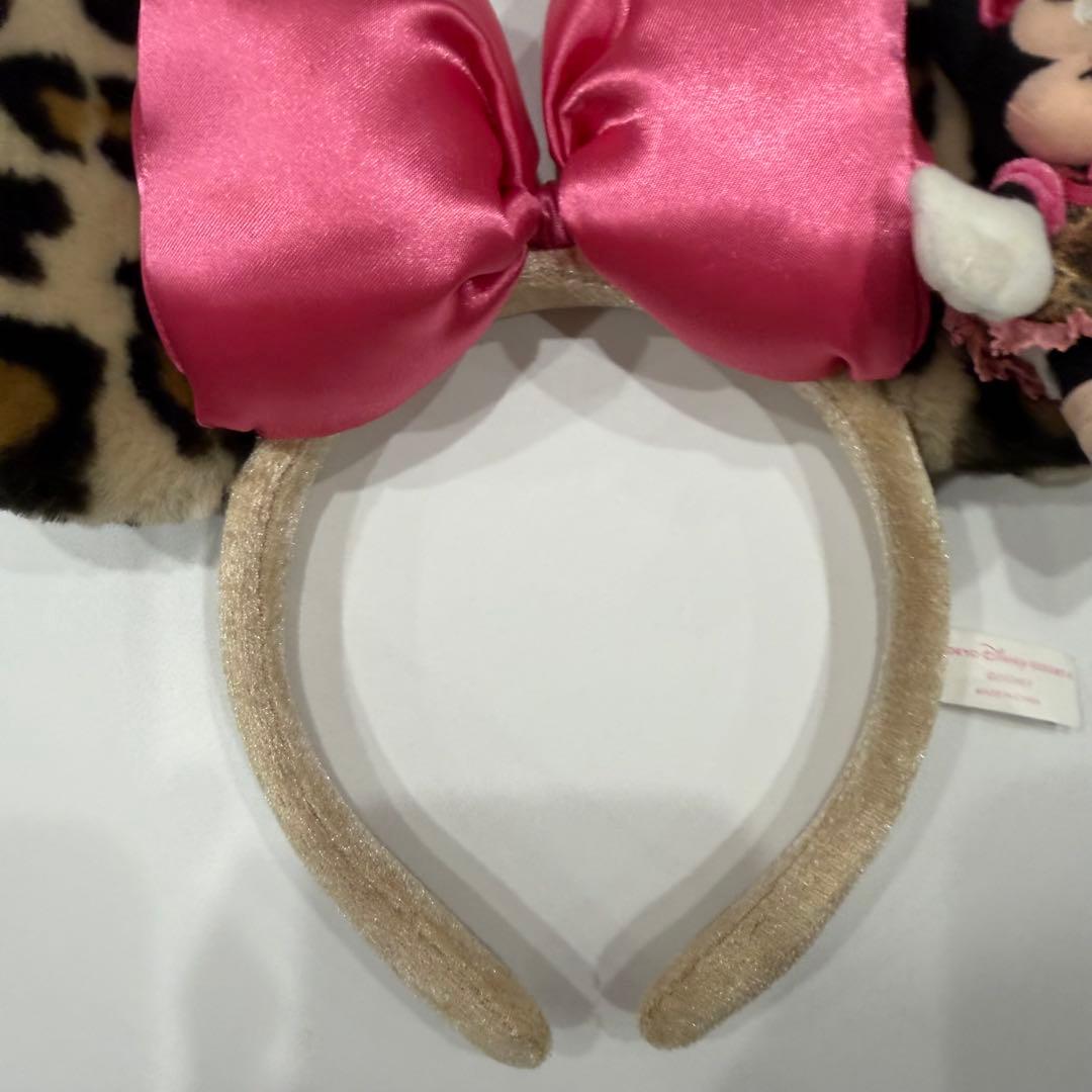 ディズニー　ミニーマウス ヒョウ柄 カチューシャ　レオパード　レア