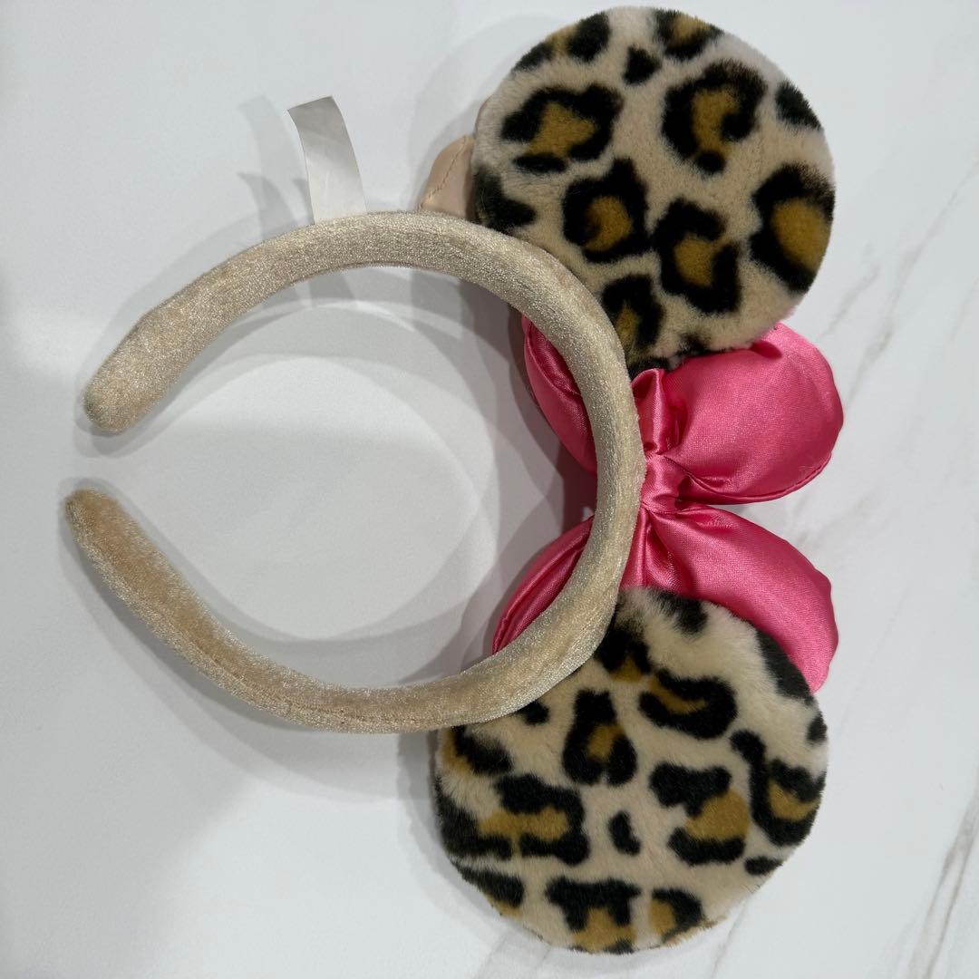 ディズニー　ミニーマウス ヒョウ柄 カチューシャ　レオパード　レア