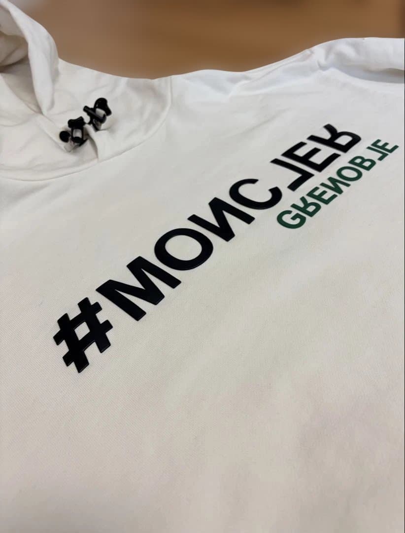 MONCLER モンクレール グルノーブル メンズ パーカー フーディ 白 L