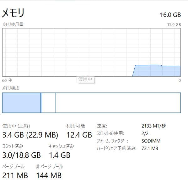 フルHD, Dynabook B65/J, 16GB, 新品256GB SSD