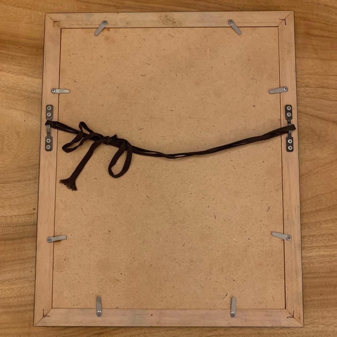 山岡康子　版画　猫とバイオリン