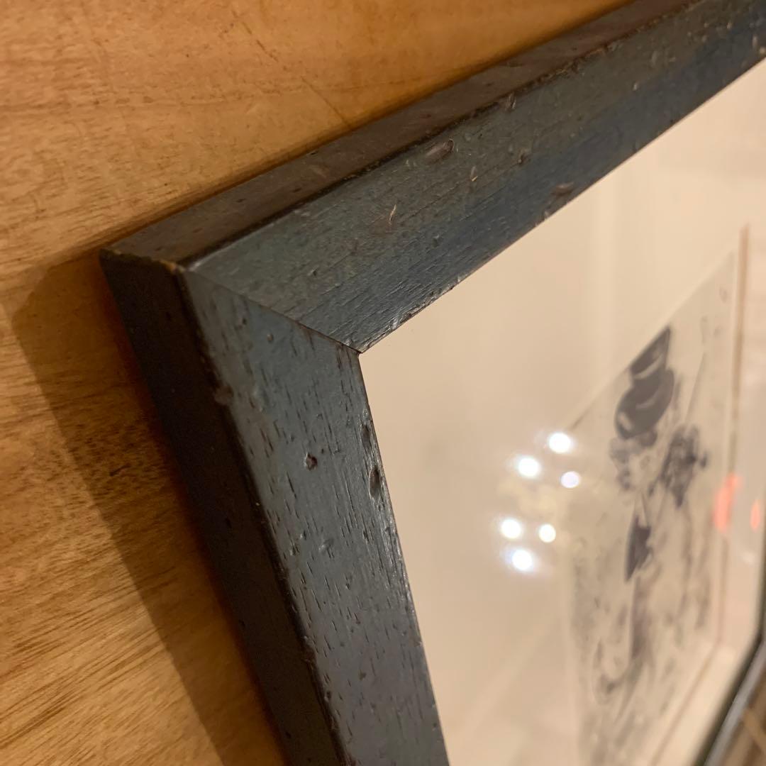 山岡康子　版画　猫とバイオリン