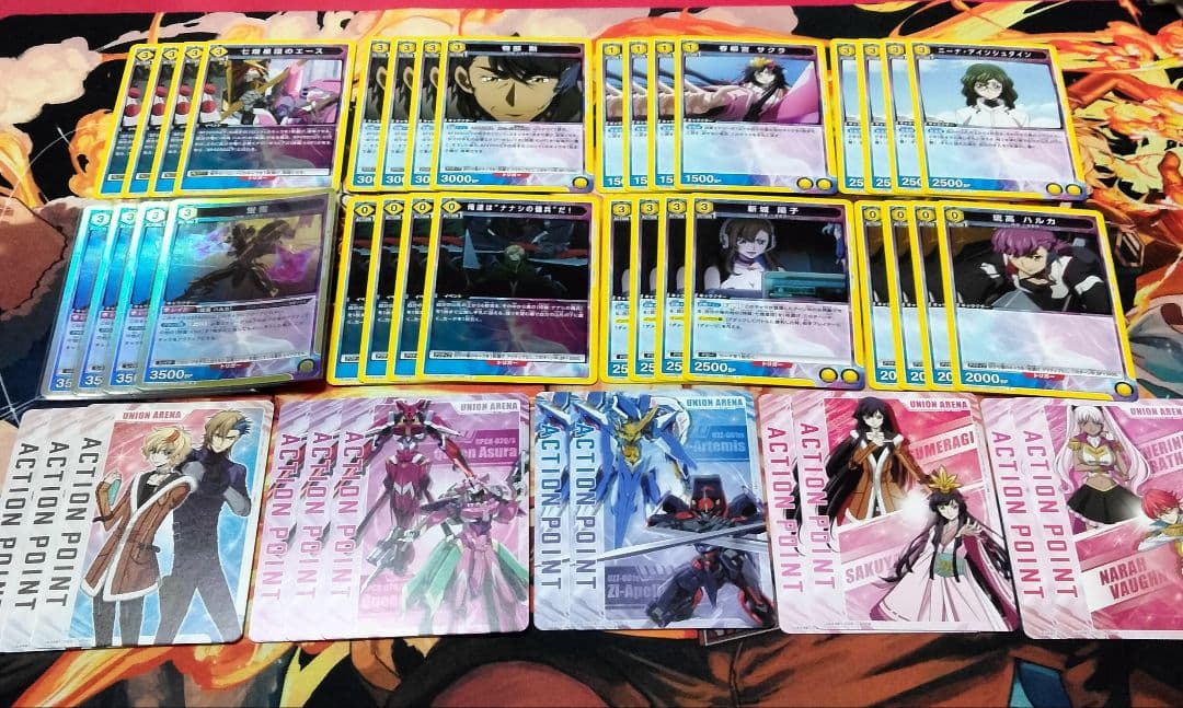 【びーる】コードギアス 奪還のロゼ 黄色デッキ 構築パーツ 157枚