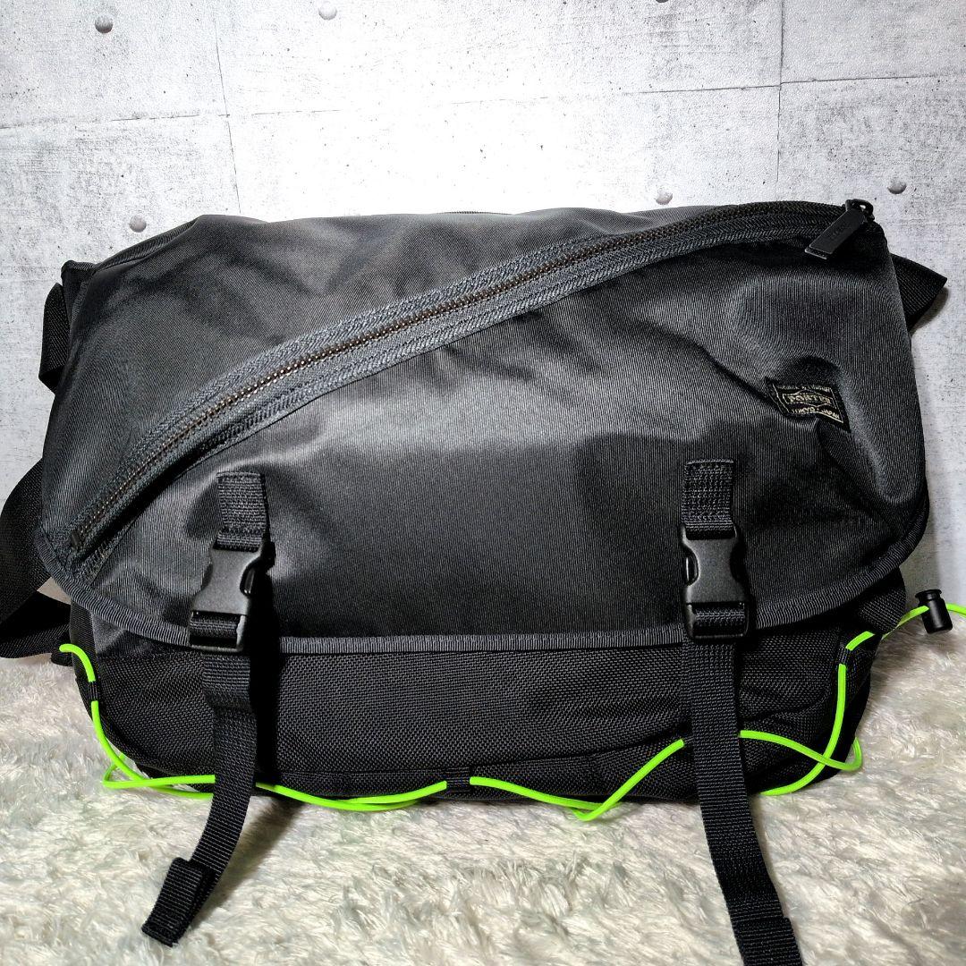 【完売品 極美品 A4◎】ポーター　シングス　メッセンジャーバッグ　ビジネス　黒