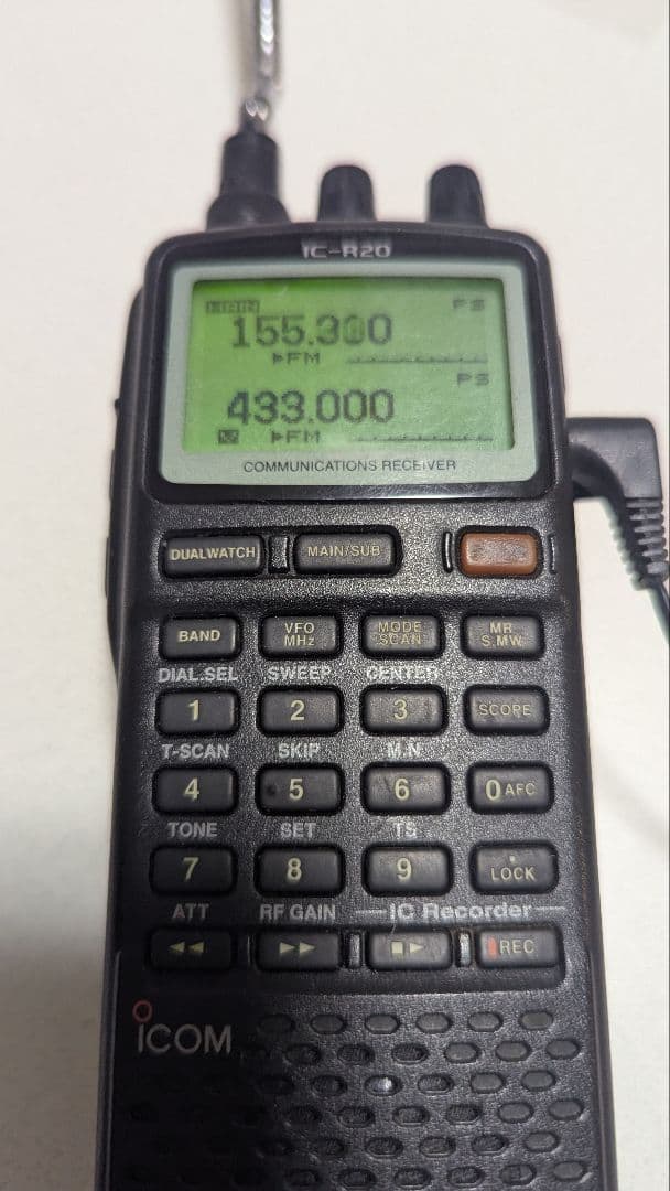 わわわ。【入手困難！】アイコム広帯域ハンディ受信機IC-R20