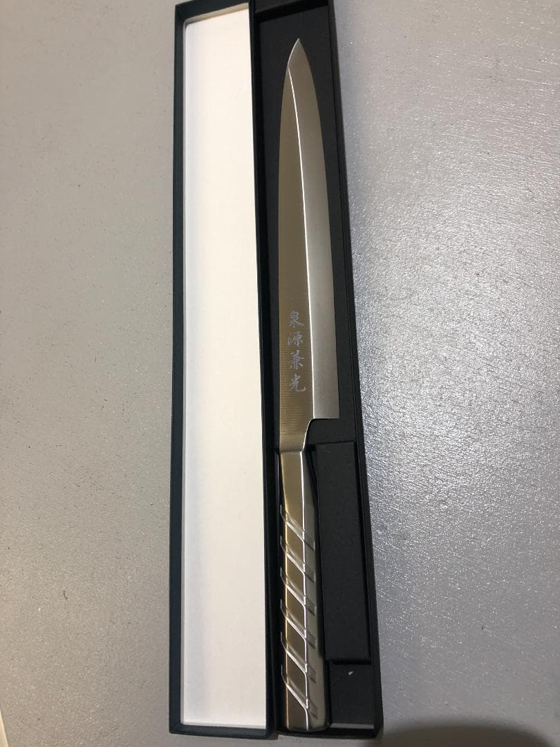 TAKE　泉源兼光　刺身包丁　240mm　オールステンレス　片刃　包丁