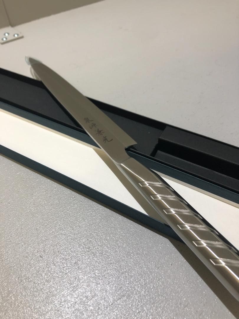 TAKE　泉源兼光　刺身包丁　240mm　オールステンレス　片刃　包丁