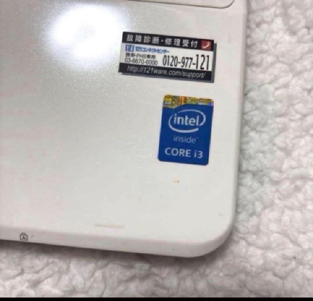 NEC PC-LS350TSW-J i3パソコン ホワイト 初期化済