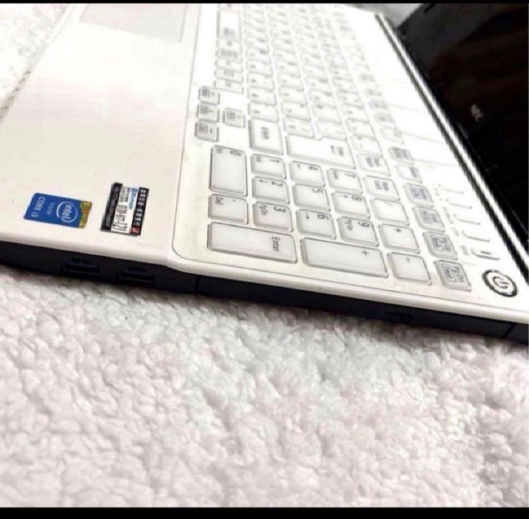 NEC PC-LS350TSW-J i3パソコン ホワイト 初期化済