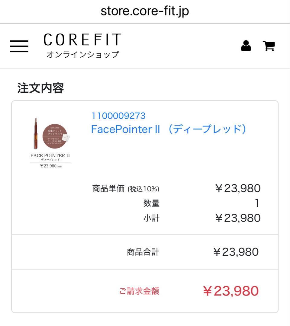 【未使用】コアフィットFace-PointerⅡ HEAD D セット