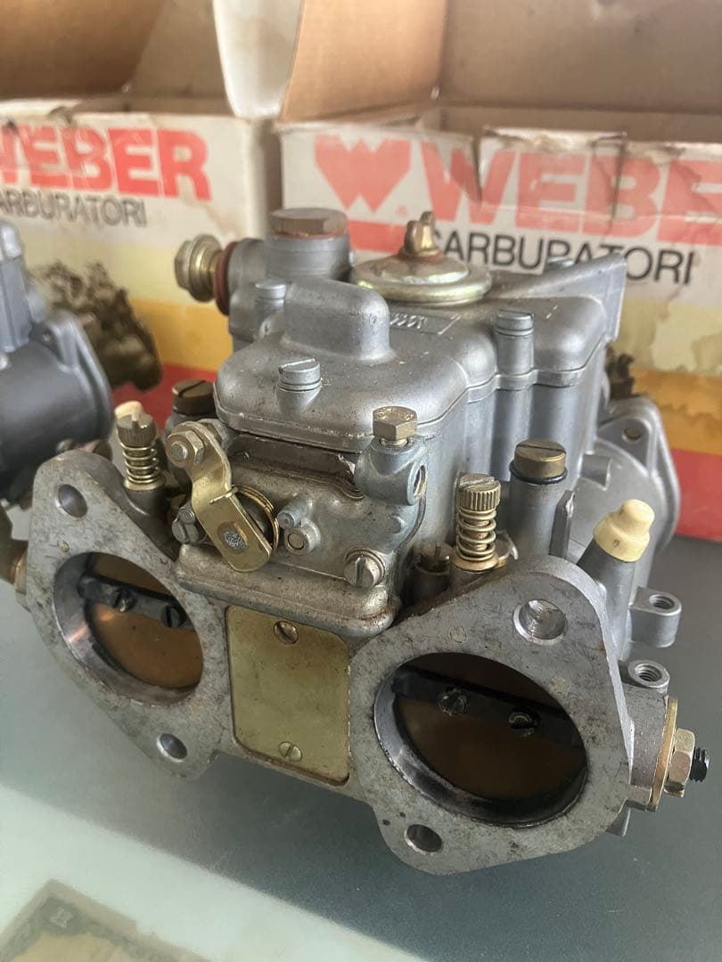 専用品WEBERウエーバー45DCOEイタリア製キャブレター対策後ビンテージ