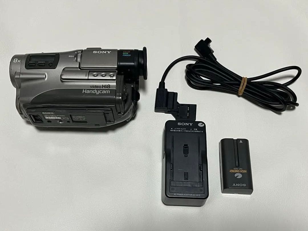 SONY Hi8 CCD-TR1 ビデオカメラ 動作品