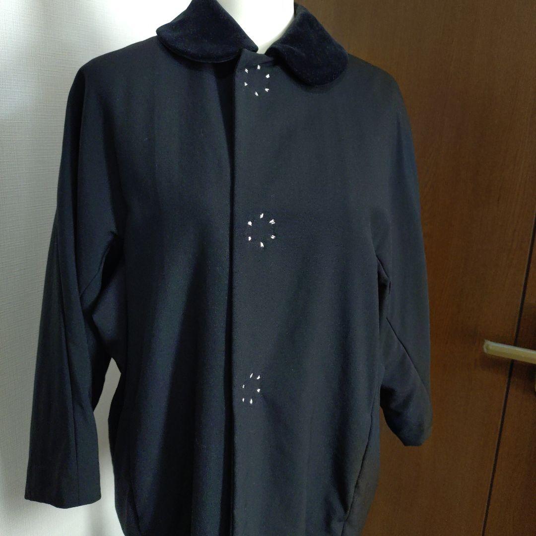 【美品】コムデギャルソン　コート　ビッグスナップボタン　ブラック