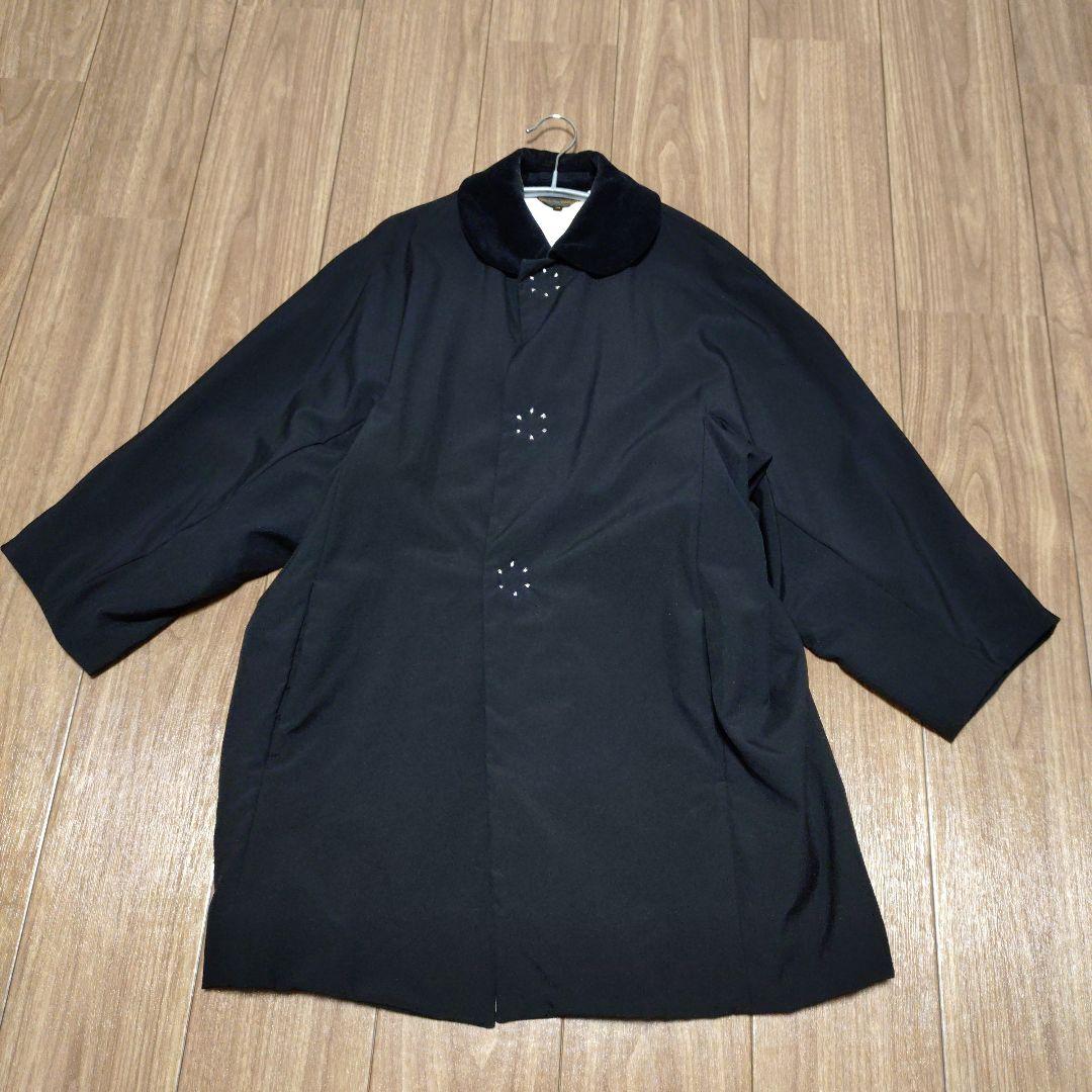 【美品】コムデギャルソン　コート　ビッグスナップボタン　ブラック