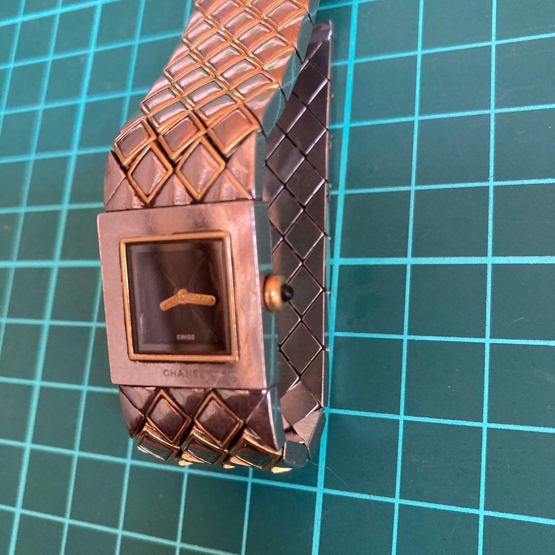 へ*可様 CHANEL マトラッセ　腕時計　ジャンク