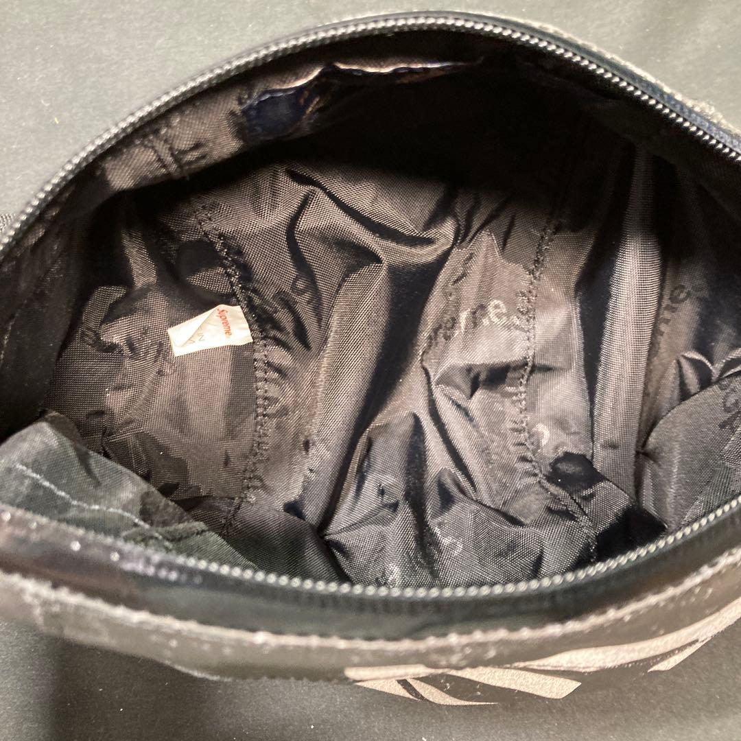 【新品未使用】シュプリーム ウォータープルーフ ウエストバッグ ブラック