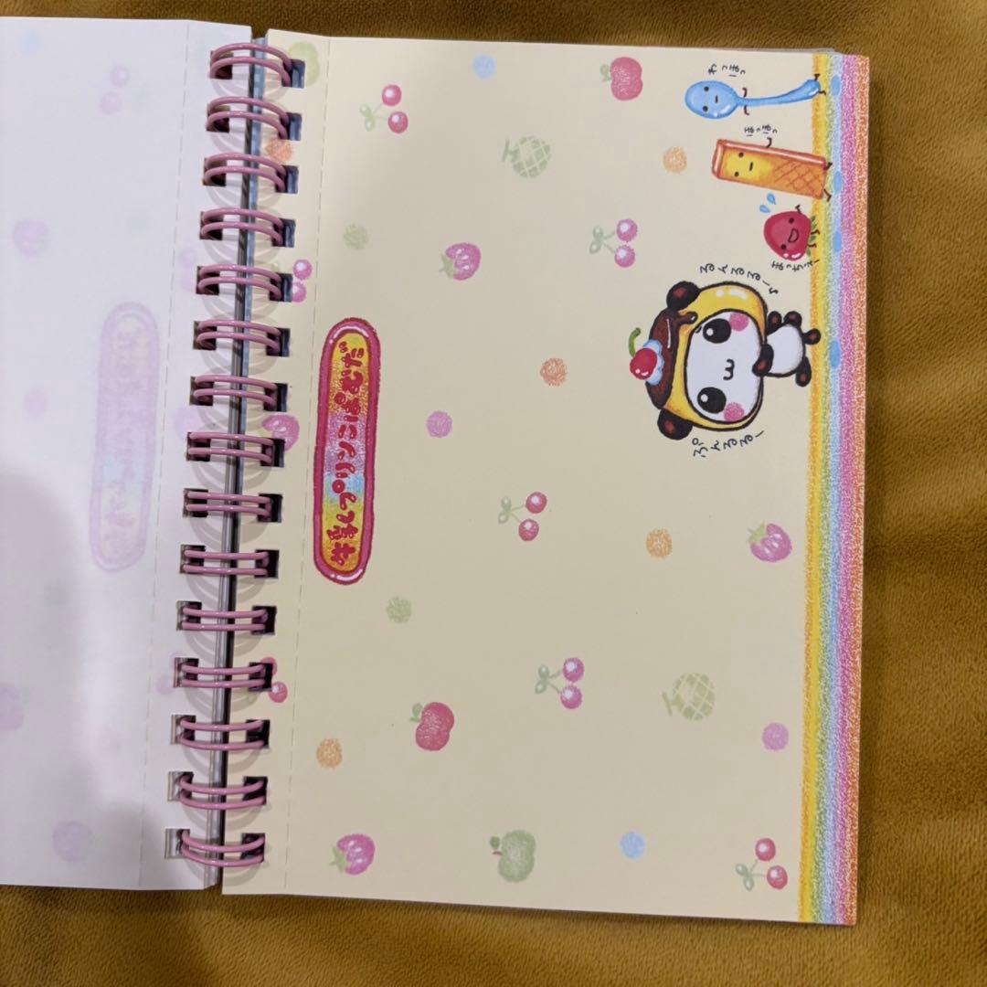 平成レトロ　牛乳プリンこぱむだ　メモ帳　Wリングメモ