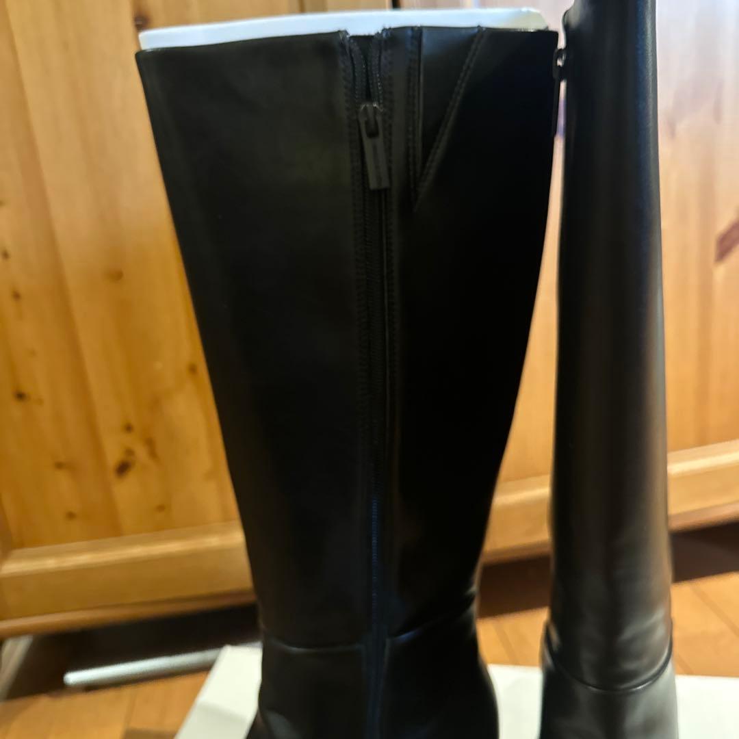 CHARLES & KEITH ブラックロングブーツ