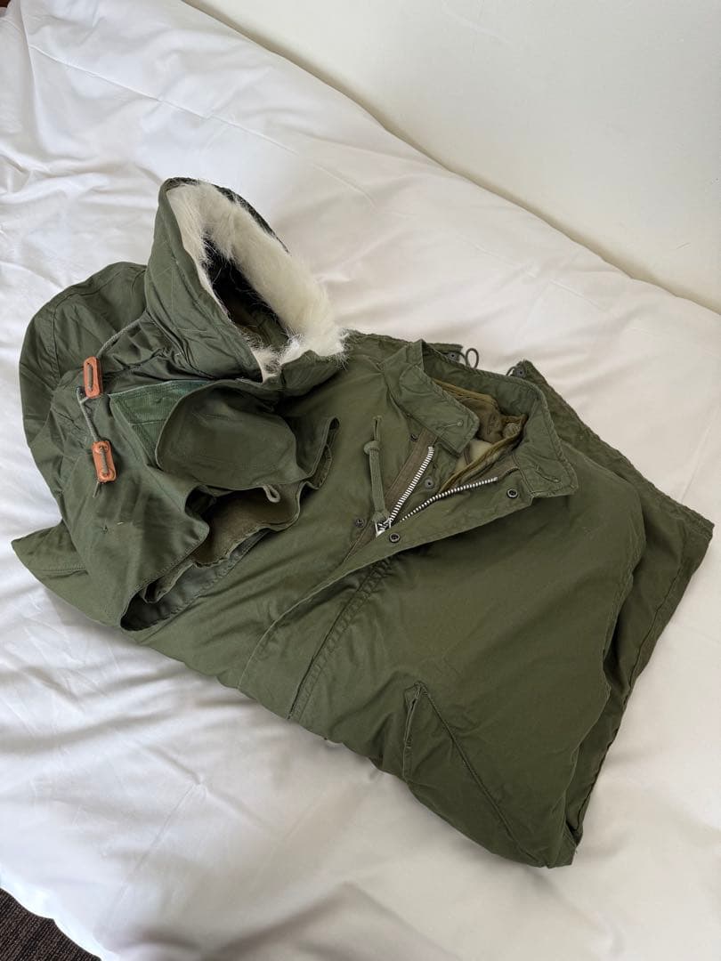 米軍実物 M-65 フィッシュテール フルセット XS 初期型 アルミジップ