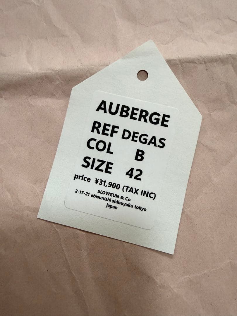 AUBERGE オーベルジュ　DEGAS デュガス　チャコールグレー　42