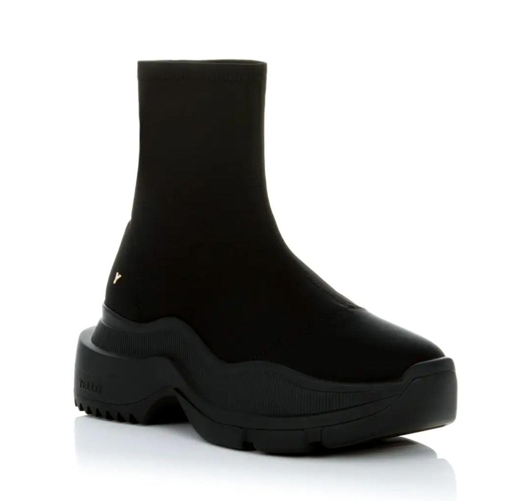 トーキョーブラック シングルスニーカーブーツ★YELLO★Mサイズ