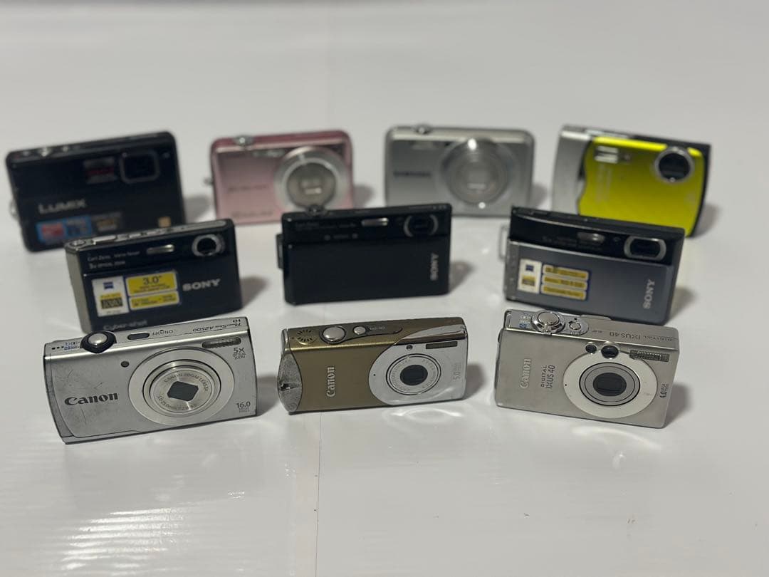 10台 デジカメラ まとめ【動作未確認ジャンク扱】