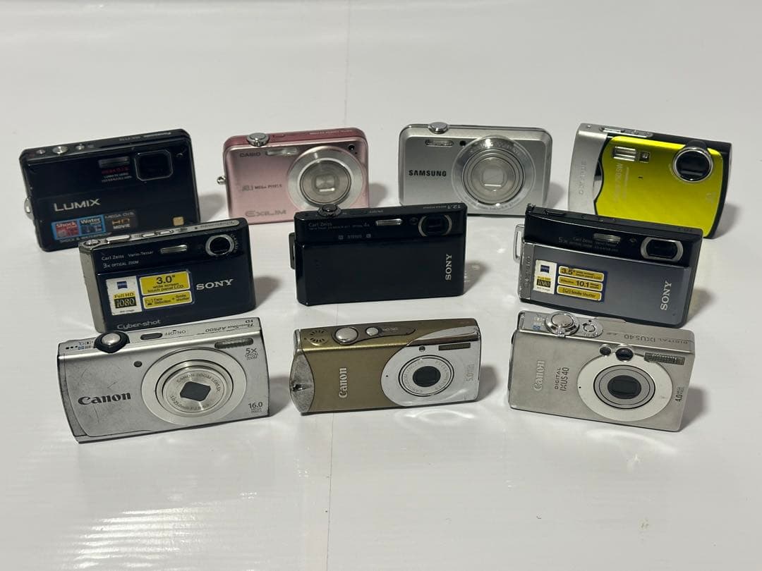 10台 デジカメラ まとめ【動作未確認ジャンク扱】